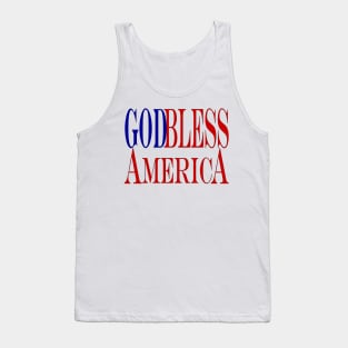 God Bless America Flag Tank Top